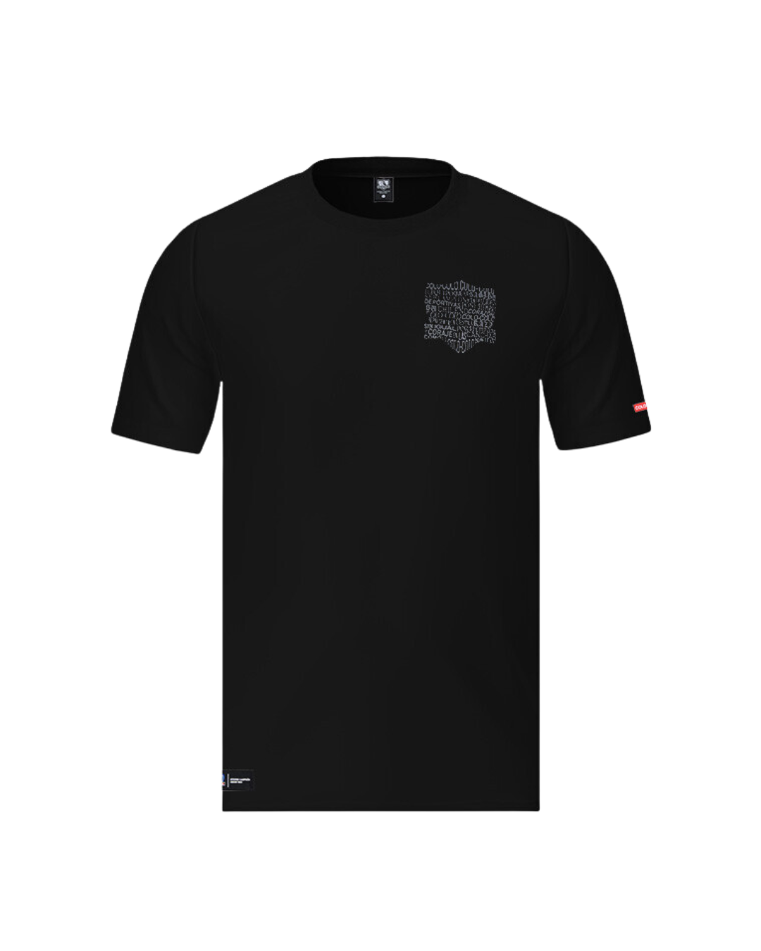POLERA COLO-COLO NEGRA HIMNO