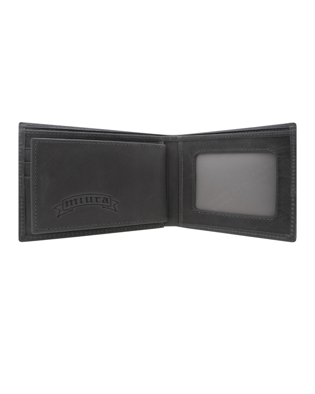 BILLETERA MIURA GUIDO GRIS OSCURO