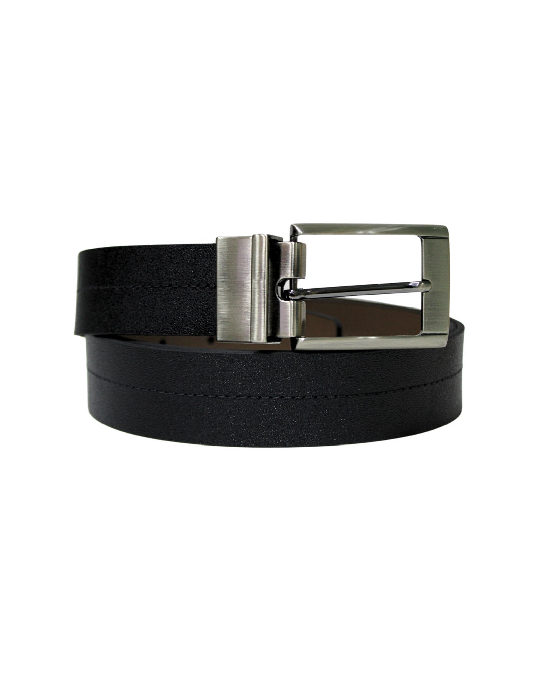 CINTURON REVERSIBLE FASOLO NEGRO/CAFÉ