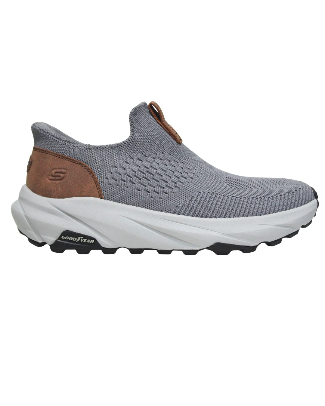 ZAPATILLA MOCASIN SKECHERS MILTON 211145 GRIS