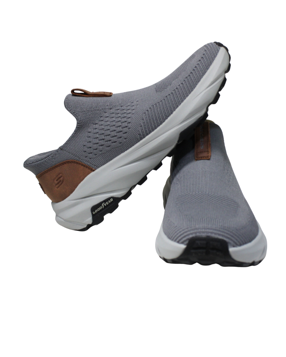 ZAPATILLA MOCASIN SKECHERS MILTON 211145 GRIS